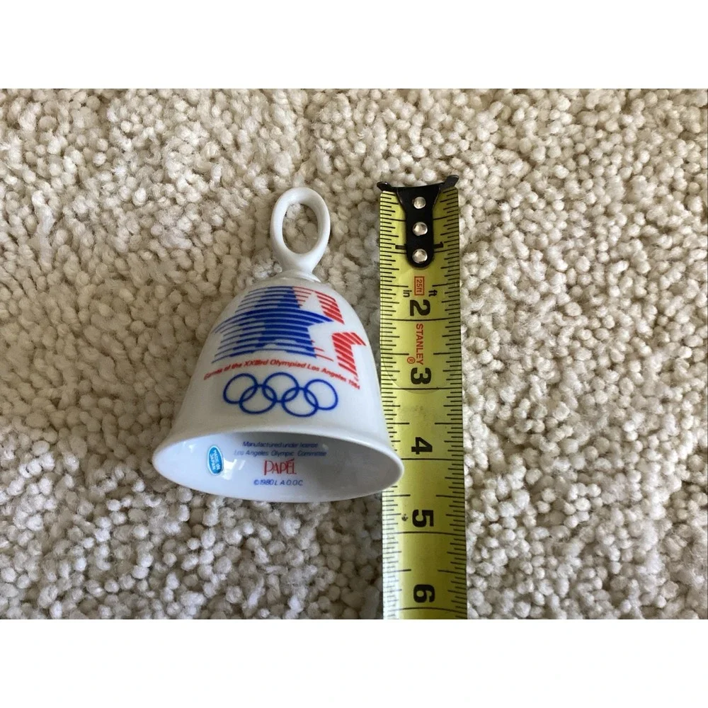 Los Angeles XXIIIOlympic Games 1984 Porcelain Bell 4.5